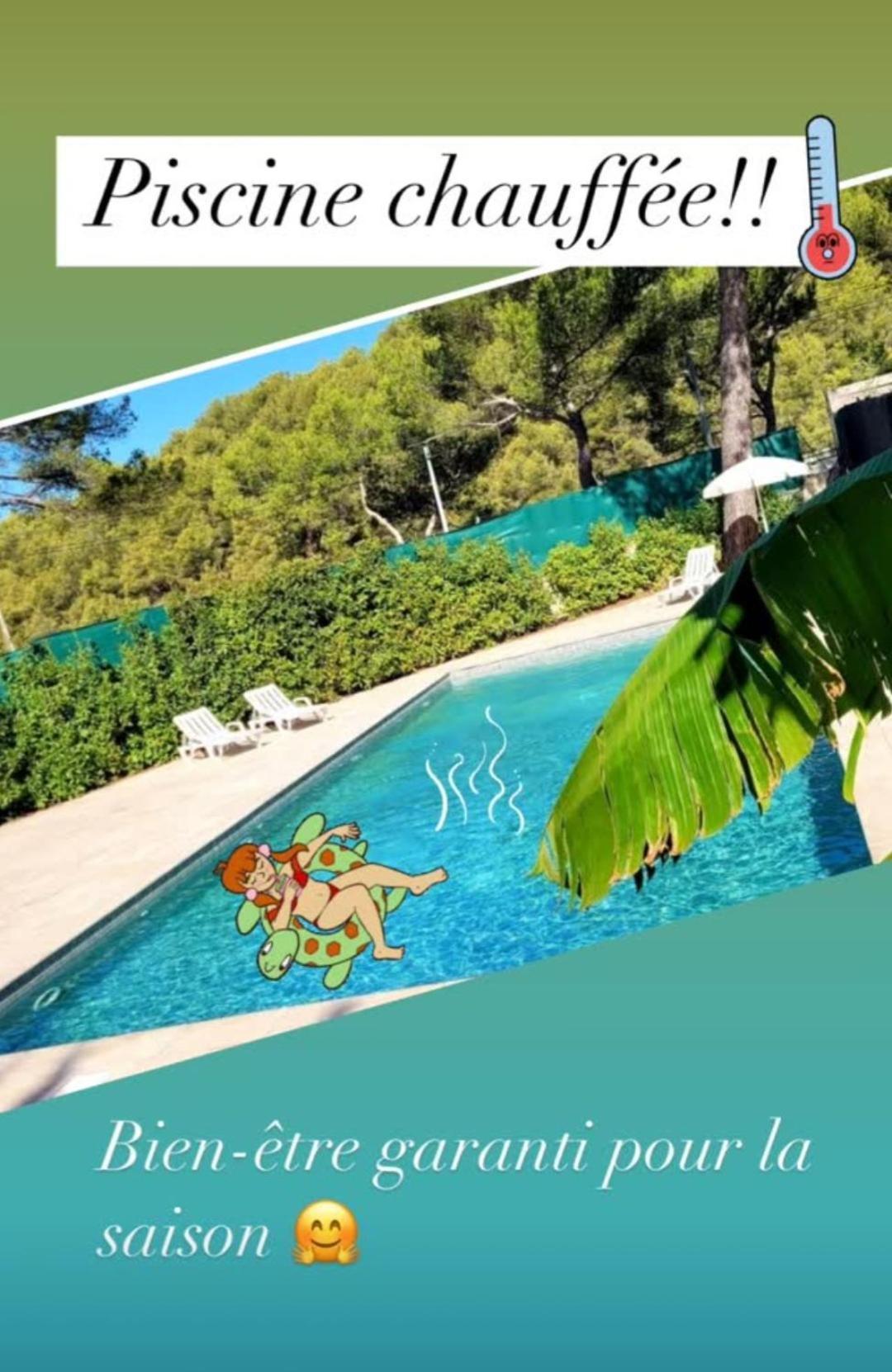 Camping Aux Portes De Cassis โรกฟอร์ต-ลา-เบดูล ภายนอก รูปภาพ